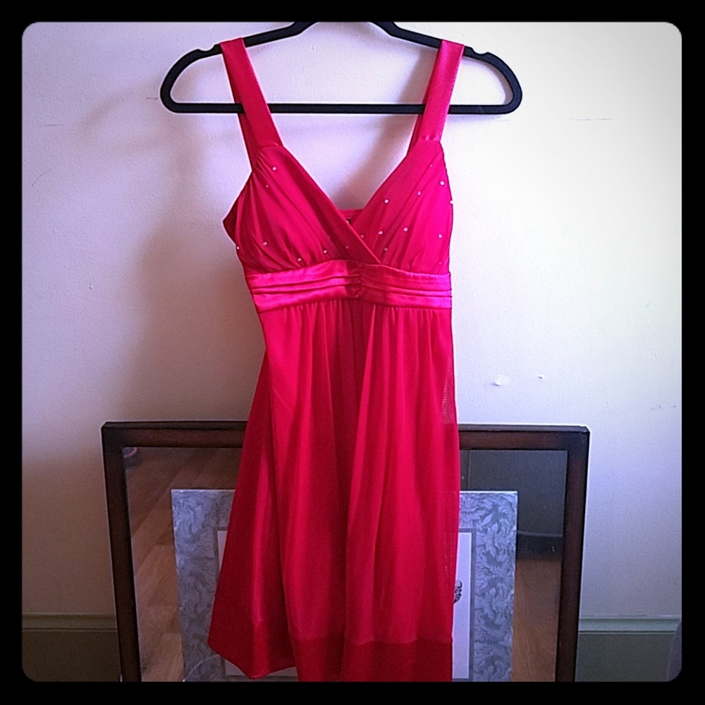 Red dress